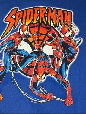 Spider-Man Graphic Tee in Blue vintage